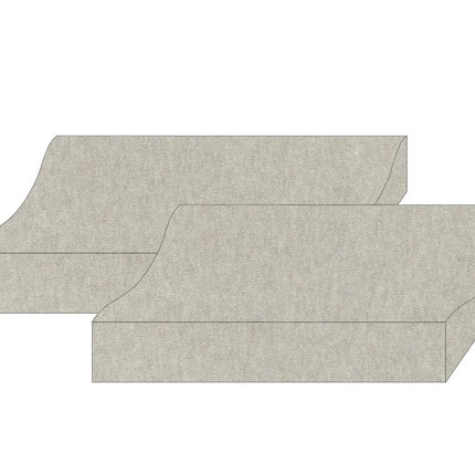 Meyco Aankleedkussenhoes Sand Melange 2St 50X70cm - Meyco - Babywinkel - 4054703043129