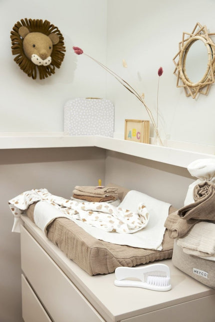 Meyco Aankleedkussenhoes Taupe 50x70cm - Meyco - Babywinkel - 4054703104318