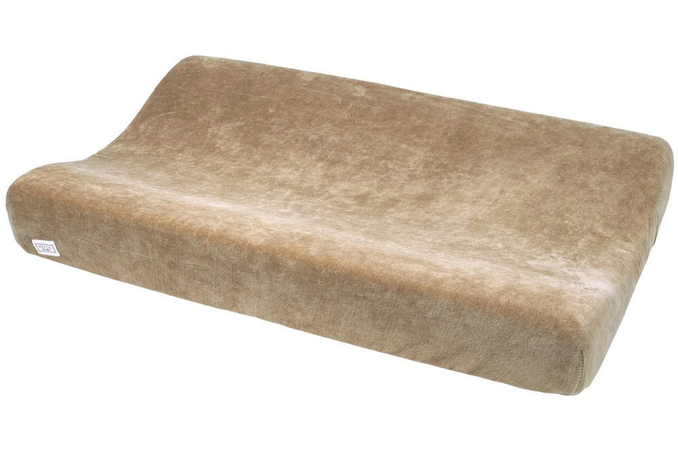 Meyco Aankleedkussenhoes Velvet Taupe - Meyco - Babywinkel - 4054703516173