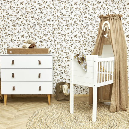 Meyco Aankleedkussenhoes Velvet Taupe - Meyco - Babywinkel - 4054703516173
