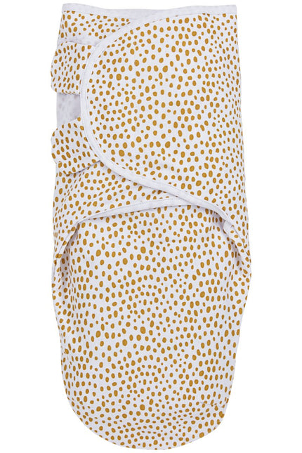Meyco Baby Cheetah Swaddleinbakerdoek Honey Gold - Meyco - Babywinkel - 4054703301120