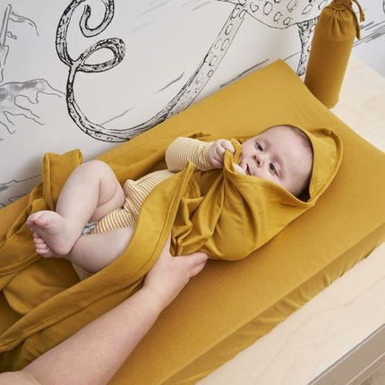Meyco Badcape Baby Basic Jersey Honey Gold - Meyco - Babywinkel - 4054703870107