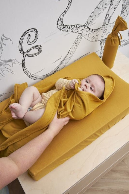 Meyco Badcape Baby Basic Jersey Honey Gold - Meyco - Babywinkel - 4054703870107