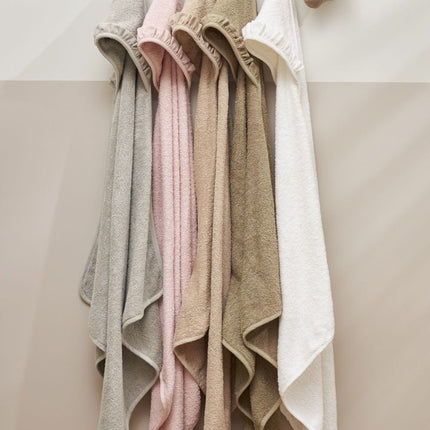 Meyco Badcape Baby Ruffle Taupe 80X80cm - Meyco - Babywinkel - 4054703112313