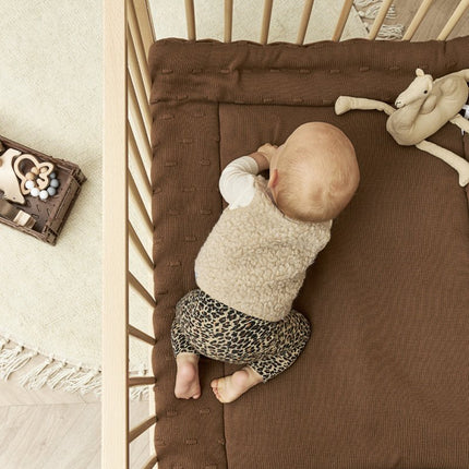 Meyco Boxkleed Knots Chocolate - Meyco - Babywinkel - 4054703793567