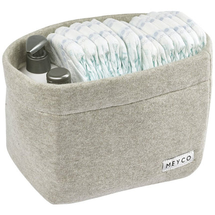 Meyco Commodemandje Medium Knit Basic Sand Melange - Meyco - Babywinkel - 4054703280203