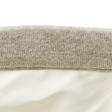 Meyco Commodemandje Medium Knit Basic Sand Melange - Meyco - Babywinkel - 4054703280203
