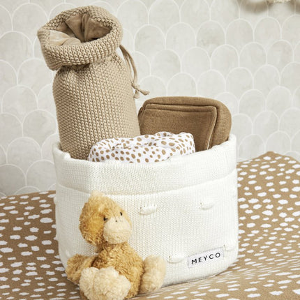 Meyco Commodemandje Small Knots Offwhite - Meyco - Babywinkel - 4054703823509