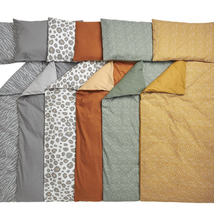 Meyco Dekbedovertrek 120X150cm Cheetah/ Forest Green - Meyco - Babywinkel - 4054703436112