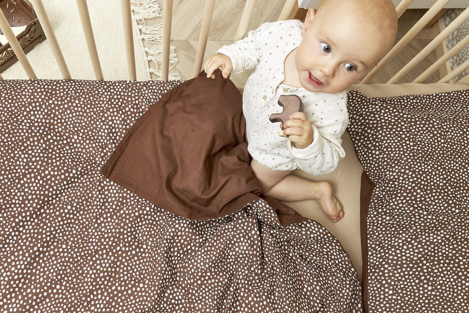 Meyco Dekbedovertrek 20X150cm Cheetah/Choclolate - Meyco - Babywinkel - 4054703436495