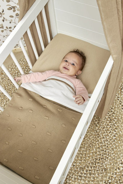 Meyco Hoeslaken Jersey 2St 60X120 Sand - Meyco - Babywinkel - 4054703642063