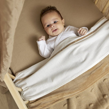 Meyco Hoeslaken Jersey 40X80/90 Taupe - Meyco - Babywinkel - 4054703563177