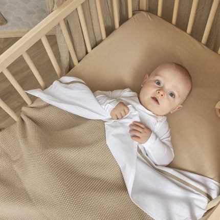 Meyco Hoeslaken Jersey 50X90 Sand - Meyco - Babywinkel - 4054703563368