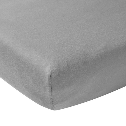 Meyco Hoeslaken Jersey 70X140/150 Grijs - Meyco - Babywinkel - 4054703565041