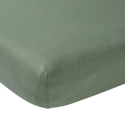 Meyco Hoeslaken Jersey Boxmatras 75X95cm Forest Green - Meyco - Babywinkel - 4054703566321