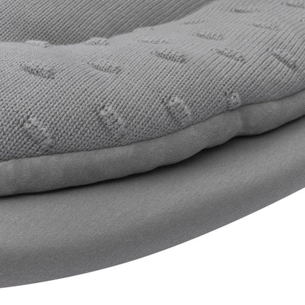 Meyco Hoeslaken Jersey Boxmatras Rond 90/95cm Grijs koop je bij Babywinkel