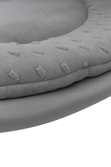 Meyco Hoeslaken Jersey Boxmatras Rond 90/95cm Grijs - Meyco - Babywinkel - 4054703566642