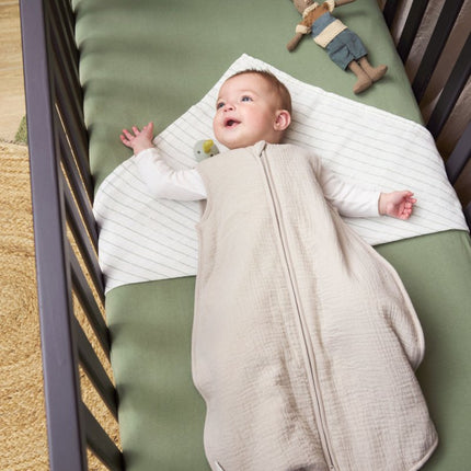 Meyco Hoeslaken Ledikant Olive Green 60X120cm - Meyco - Babywinkel - 4054703668315