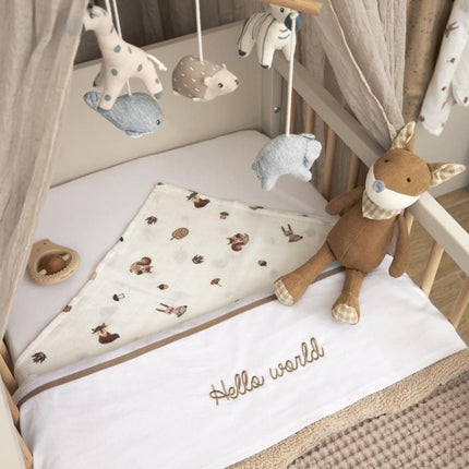 Meyco Hydrofiele Doek Animals 3 - Pack Toffee 70X70cm koop je bij Babywinkel