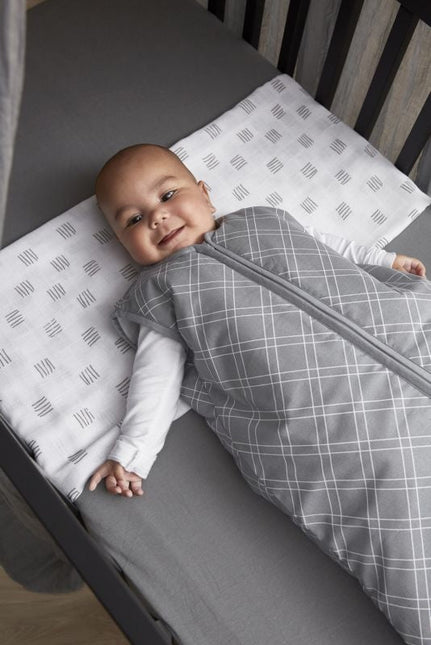 Meyco Hydrofiele Doek Block Stripe Grijs 3st - Meyco - Babywinkel - 4054703451283