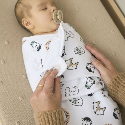 Meyco Inbakerdoek Animal Multicolour 0 - 3 Mnd - Meyco - Babywinkel - 4054703491012