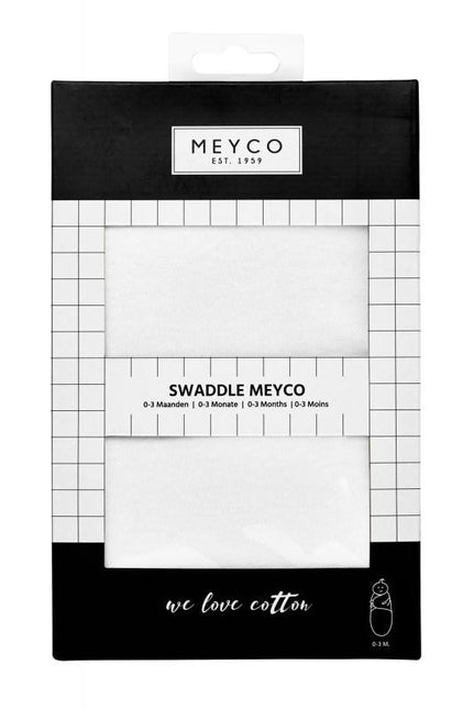 Meyco Inbakerdoek Uni Wit - Babywinkel - 4054703300000