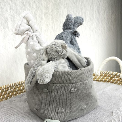 Meyco Kruikenzak Little Dots Grijs - Meyco - Babywinkel - 4054703218053