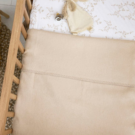 Meyco Ledikantdeken Geweven Sand 100X150cm - Meyco - Babywinkel - 4054703503326