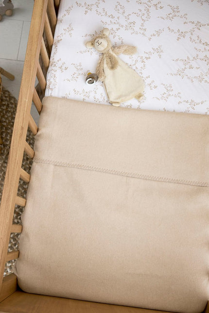 Meyco Ledikantdeken Geweven Sand 100X150cm - Meyco - Babywinkel - 4054703503326