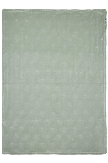 Meyco Ledikantdeken Velvet Knots Stone Green - Meyco - Babywinkel - 4054703540536
