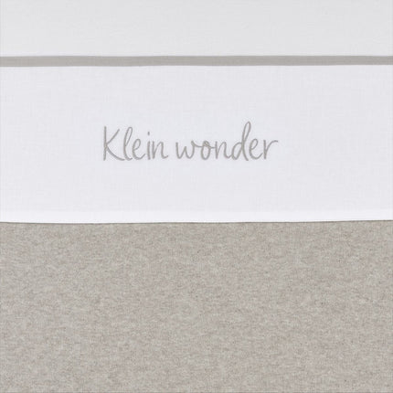 Meyco Ledikantlaken Klein Wonder Greige 100X150cm - Meyco - Babywinkel - 4054703164497