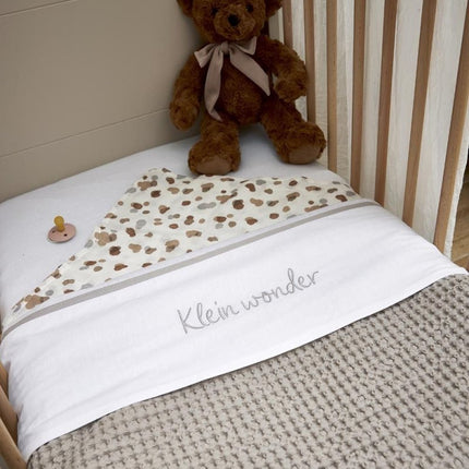 Meyco Ledikantlaken Klein Wonder Greige 100X150cm - Meyco - Babywinkel - 4054703164497