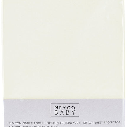 Meyco Molton Hoeslaken White 3St 68X75cm - Meyco - Babywinkel - 4054703507218