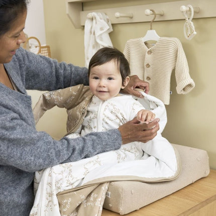 Meyco Slaapzak Baby Branches 4 Seizoenen Sand - Meyco - Babywinkel - 4054703825305