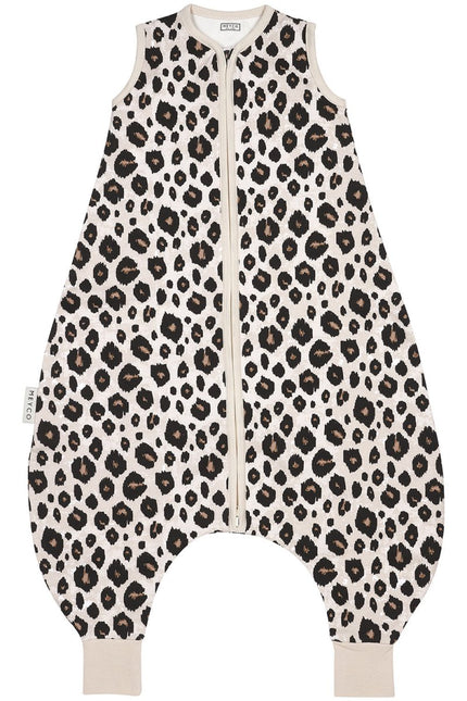 Meyco Slaapzak Baby Overall Jumper 92cm Leopard Sand Melange - Meyco - Babywinkel - 4054703746808