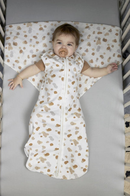 Meyco Slaapzak Baby Stains Zomer Sand 70cm - Meyco - Babywinkel - 4054703234169