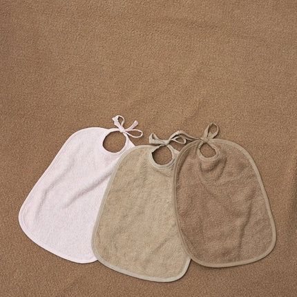 Meyco Slabbetje 2St Basic Badstof Sand - Meyco - Babywinkel - 4054703611069