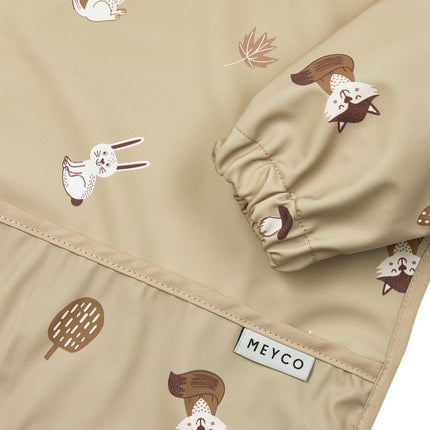 Meyco Slabbetje Forest Animals Sand - Meyco - Babywinkel - 4054703241631