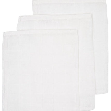 Meyco Washandje 3St Wit - Meyco - Babywinkel - 4054703458008