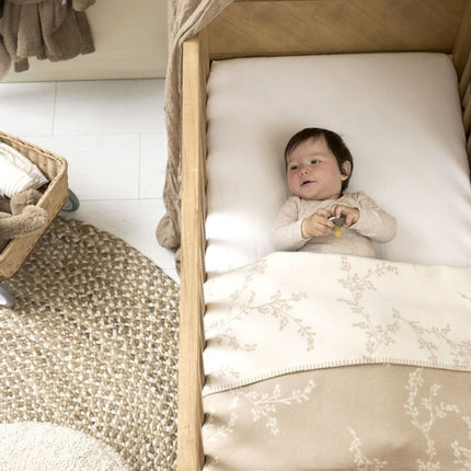 Meyco Wiegdeken Branches Sand 75X100cm - Meyco - Babywinkel - 4054703563313