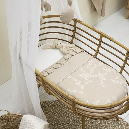 Meyco Wiegdeken Branches Sand 75X100cm - Meyco - Babywinkel - 4054703563313