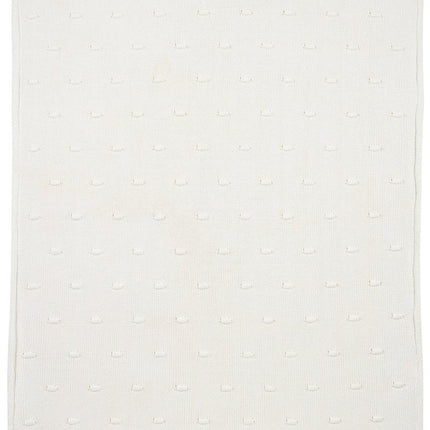 Meyco Wiegdeken Knots Teddy Offwhite 75X100cm - Meyco - Babywinkel - 4054703961911