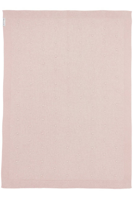 Meyco Wiegdeken Mini Knots Soft Pink - Meyco - Babywinkel - 4054703330892