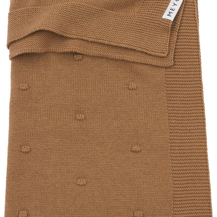 Meyco Wiegdeken Mini Knots Toffee - Meyco - Babywinkel - 4054703330885