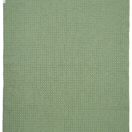 Meyco Wiegdeken Wafel Teddy Olive Green 75X100cm - Meyco - Babywinkel - 4054703218817