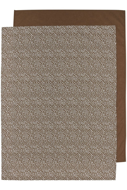 Meyco Wieglaken 2St Cheetah Choclolate Choclolate - Meyco - Babywinkel - 4054703443493