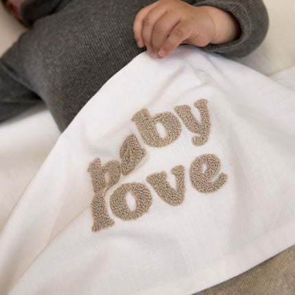 Meyco Wieglaken Baby Love Sand Melange 75X100cm - Meyco - Babywinkel - 4054703224313
