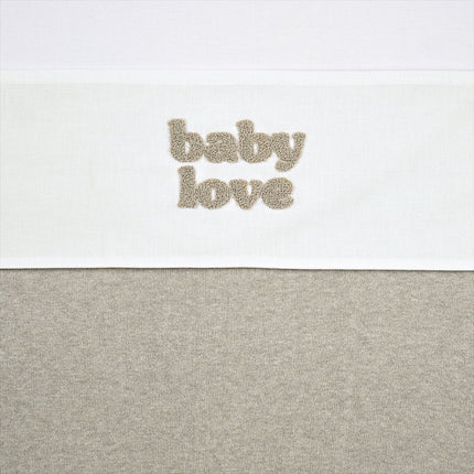 Meyco Wieglaken Baby Love Sand Melange 75X100cm - Meyco - Babywinkel - 4054703224313