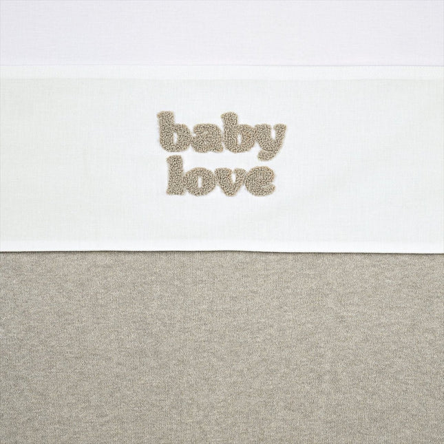 Meyco Wieglaken Baby Love Sand Melange 75X100cm - Meyco - Babywinkel - 4054703224313