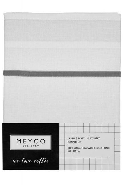 Meyco Wieglaken Bies Velvet Grijs - Meyco - Babywinkel - 4054703415049